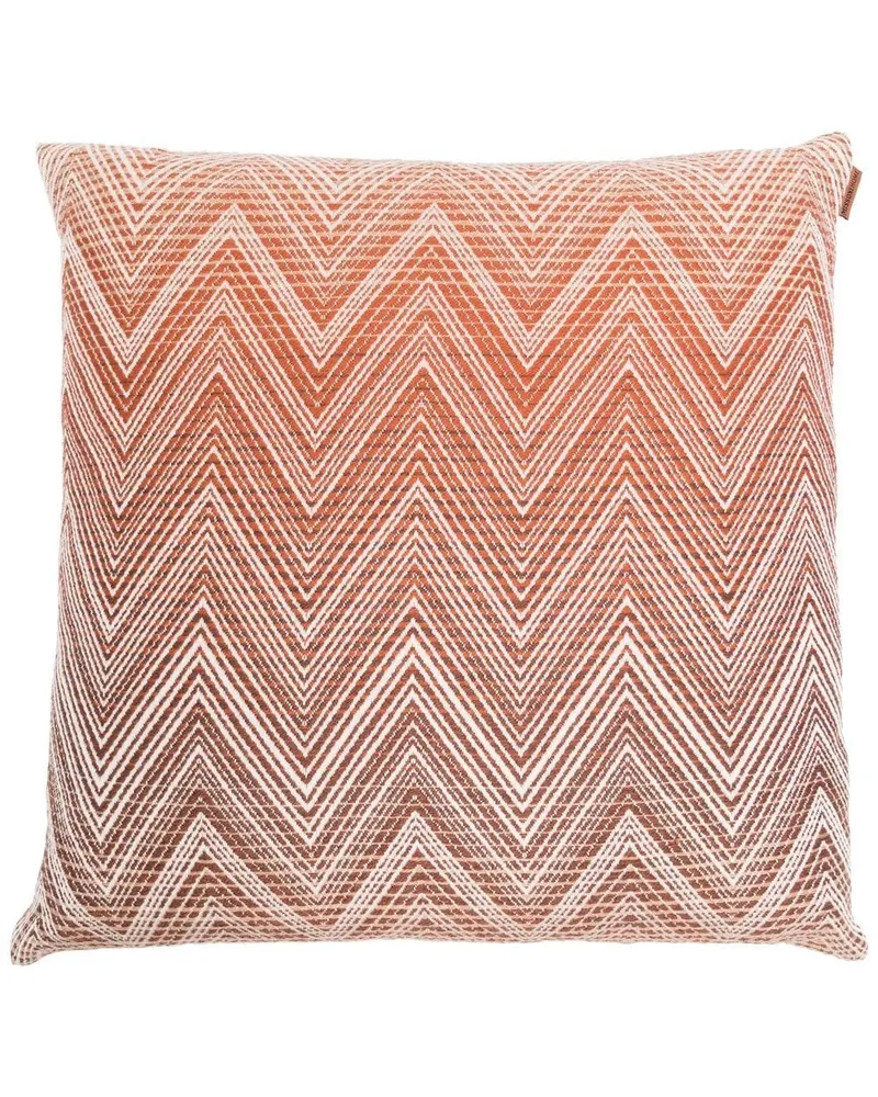 Missoni Home Kissen mit Zickzackmuster - Braun Braun