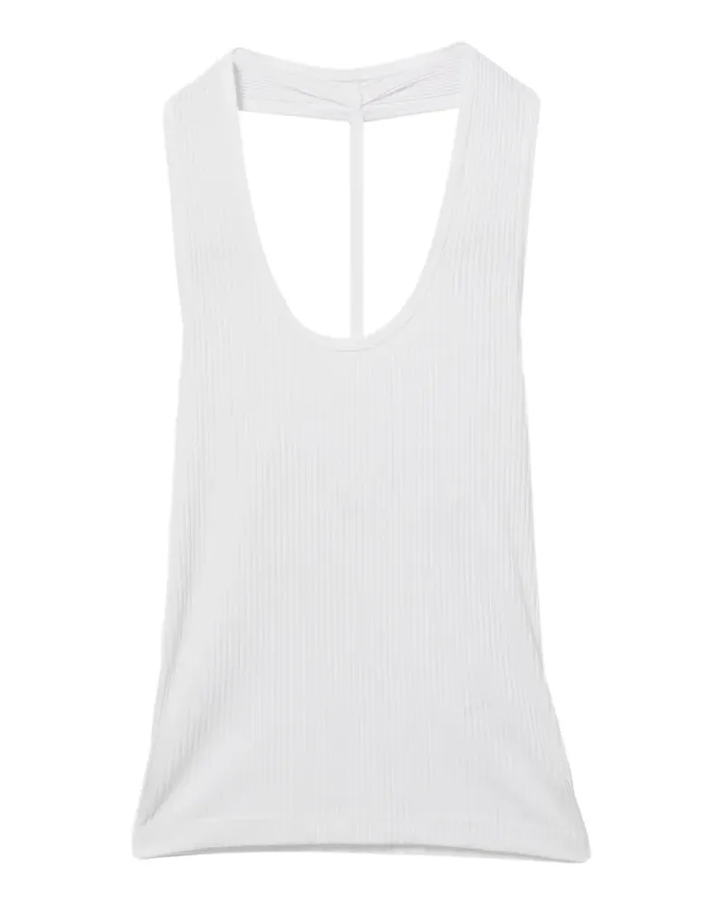 Helmut Lang Tanktop mit Neckholder - Blau Blau