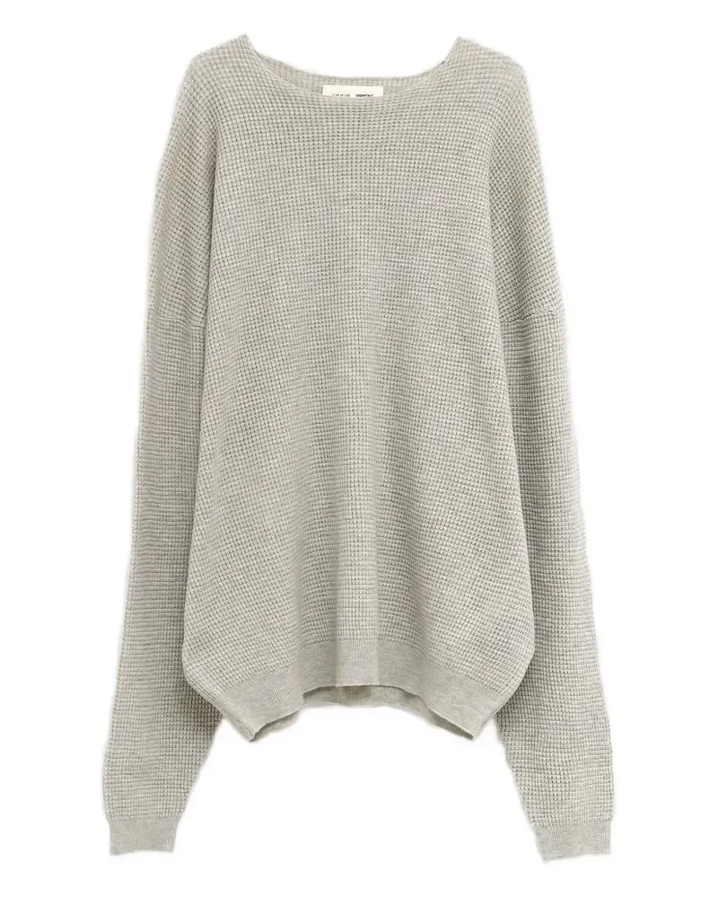 Fear of God Pullover in Waffelstrick - Grau Grau