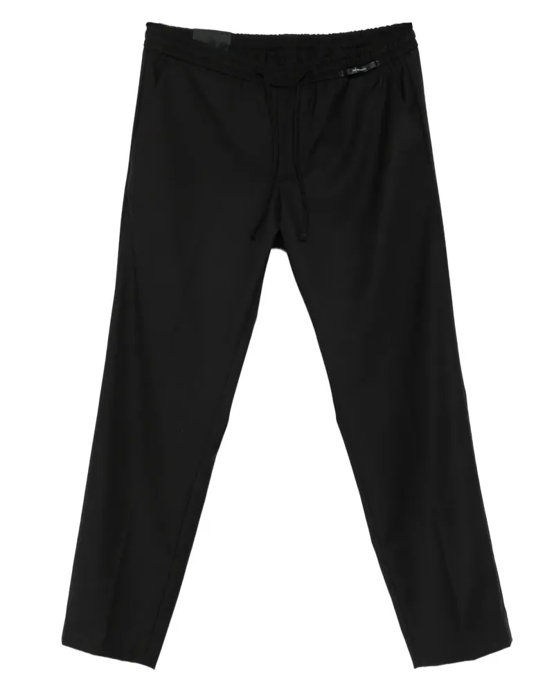 MICHAEL COAL Hose mit Kordelzug - Schwarz Schwarz
