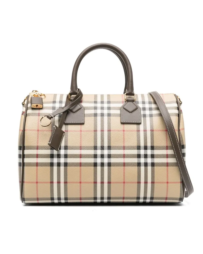 Burberry Mittelgroße Bowlingtasche - Braun Braun
