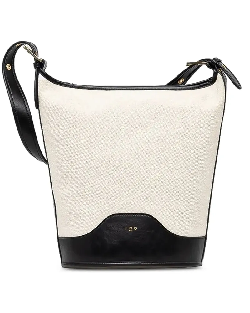 IRO Tote Bag mit Lederbesatz - Nude Nude