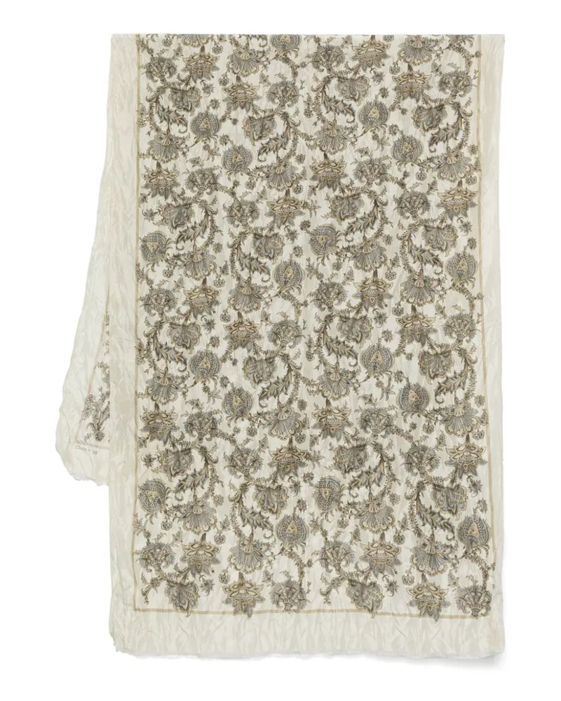 Etro Schal mit Paisleymuster - Nude Nude