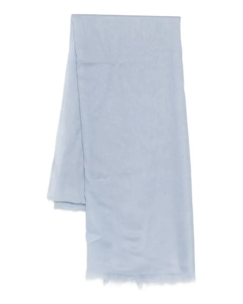 N.Peal Extrafeiner Pashmina Schal - Blau Blau