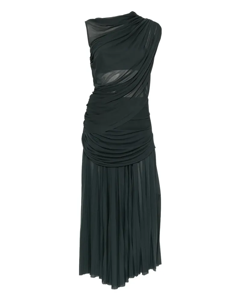 Proenza Schouler draped cutout maxi dress - Grün Grün