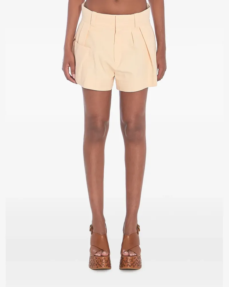 Chloé Shorts aus Baumwoll-Canvas - Rosa Rosa
