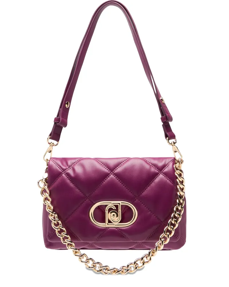 Liu Jo LaPuffy quilted metal logo bag - Violett Violett