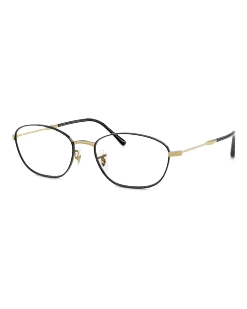 Ray Ban oval-frame glasses - Schwarz Schwarz