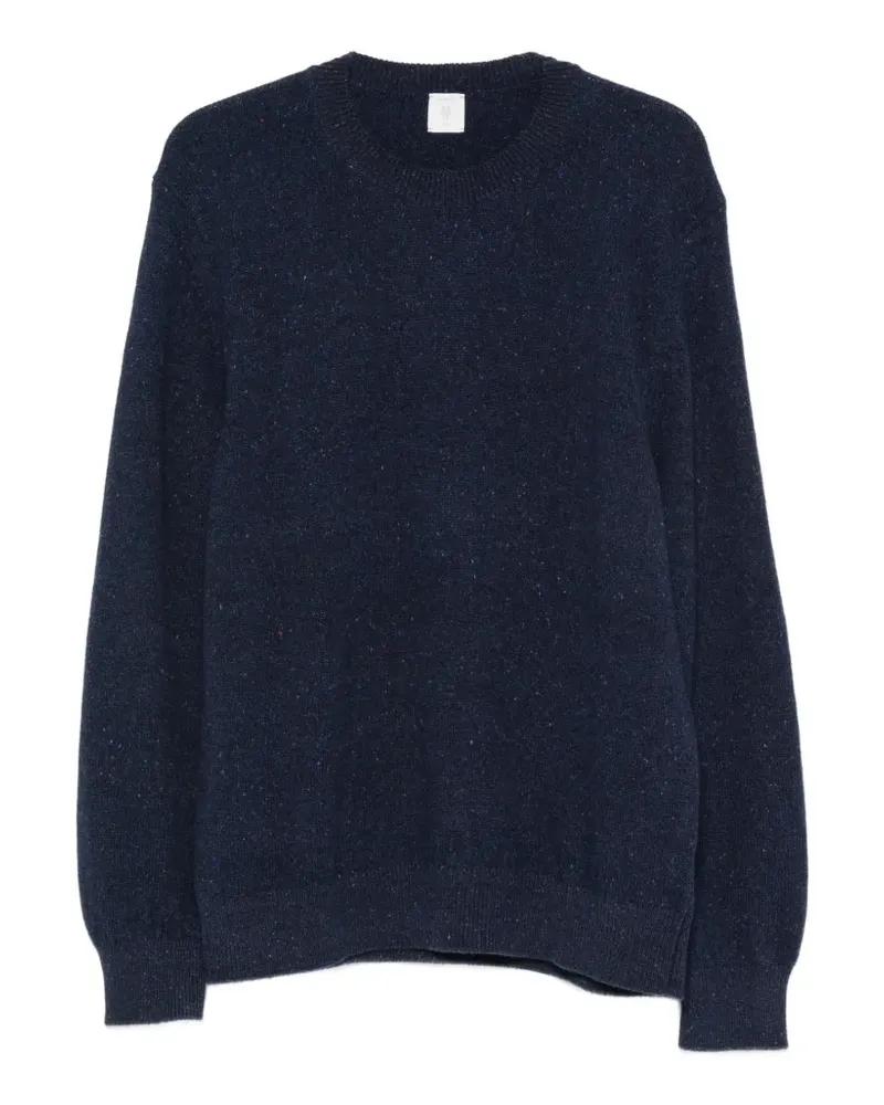 Eleventy Pullover mit meliertem Muster - Blau Blau
