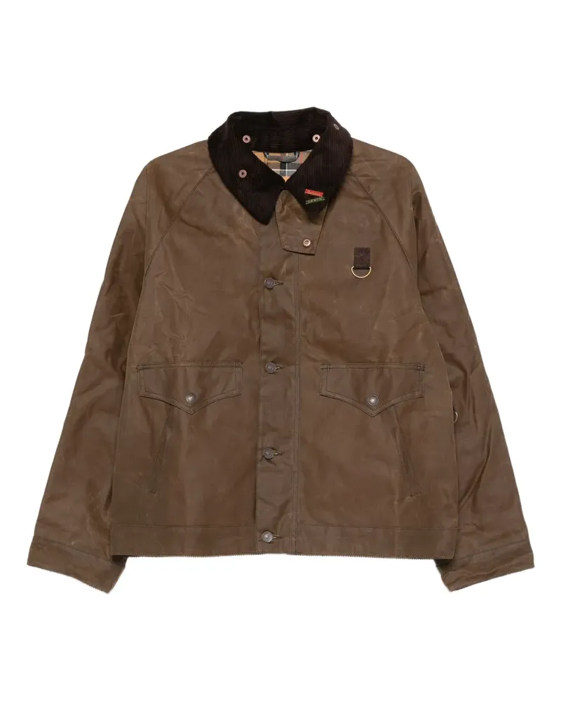 Barbour x Levi Jacke mit Cordkragen - Braun Braun