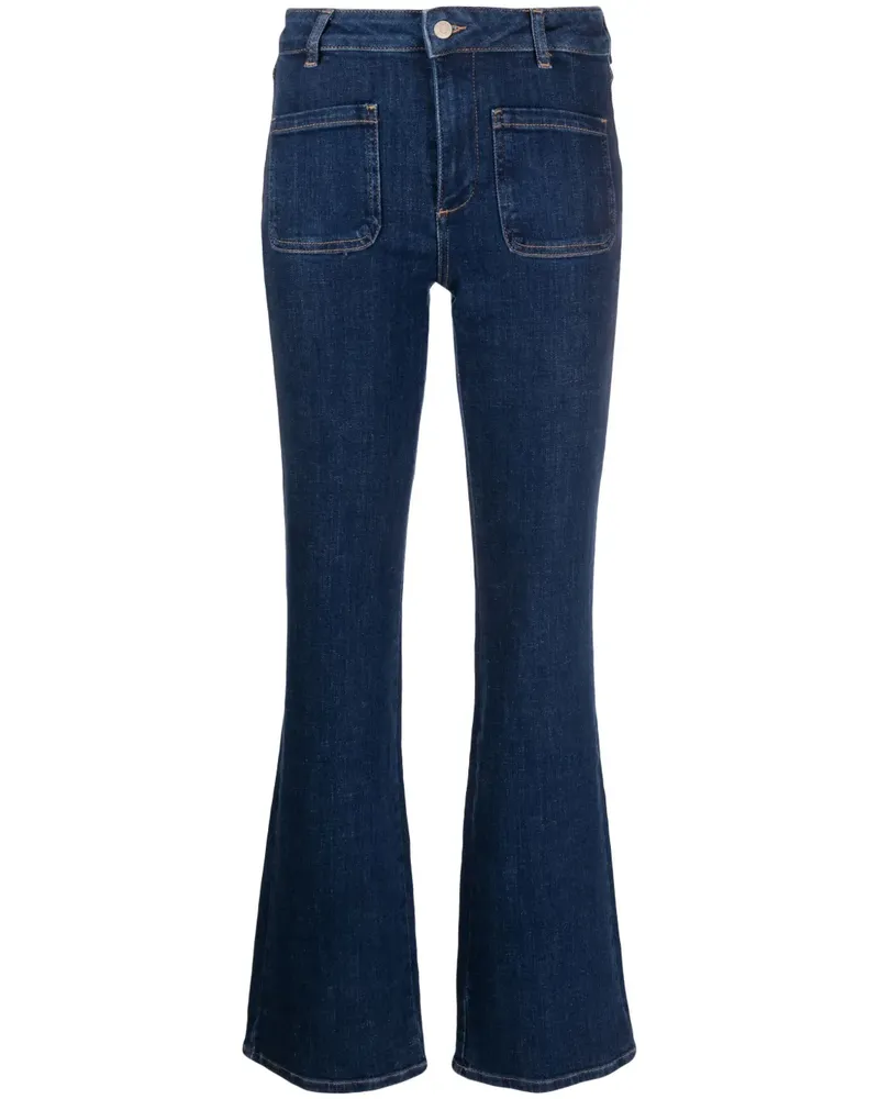 ba&sh Halbhohe Ross Schlagjeans - Blau Blau