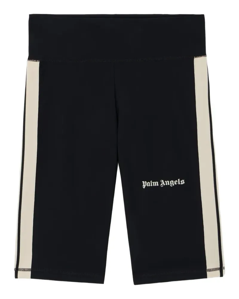 Palm Angels Joggingshorts mit Logo - Schwarz Schwarz