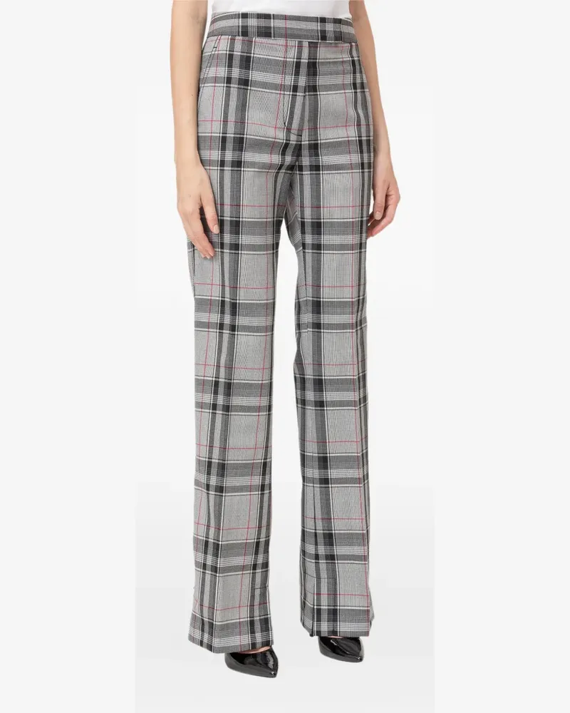 3.1 phillip lim Gerade Hose mit Karomuster - Blau Blau