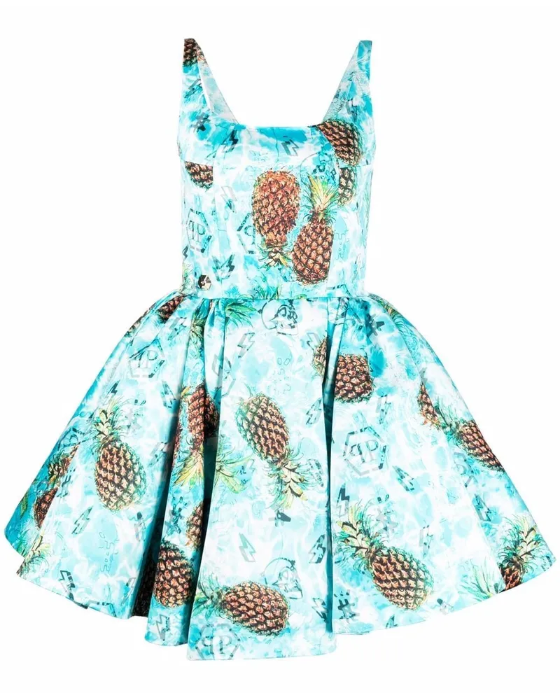 Philipp Plein Duchesse Minikleid - Blau Blau