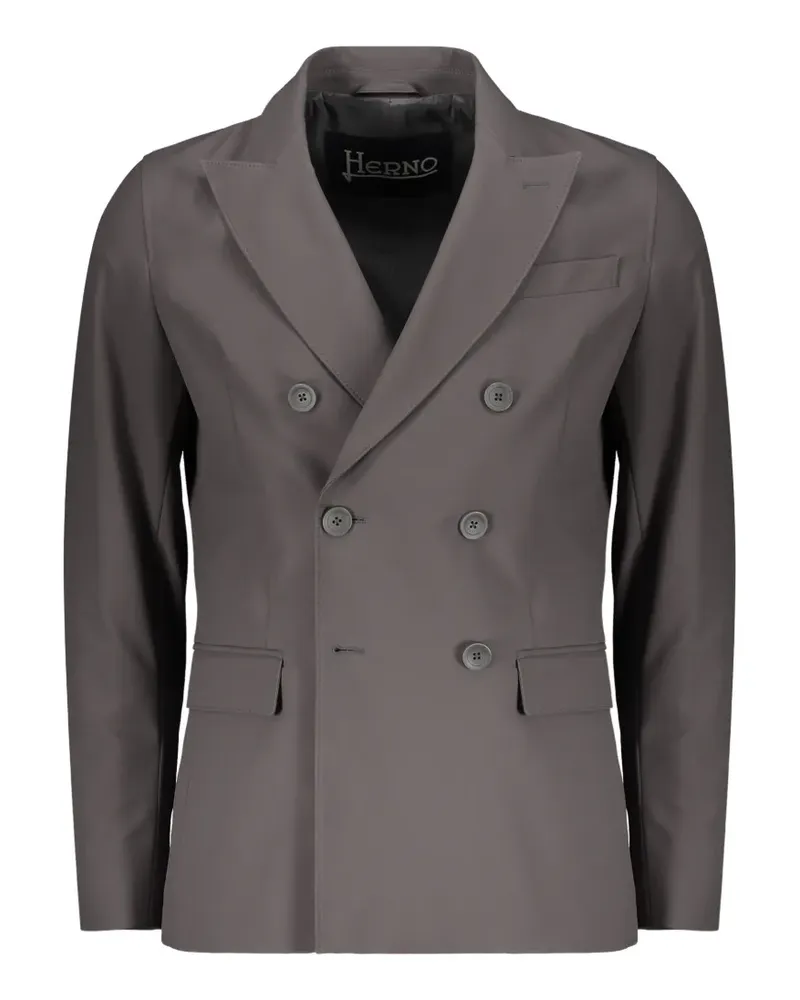 Herno Doppelreihiger Blazer - Grau Grau
