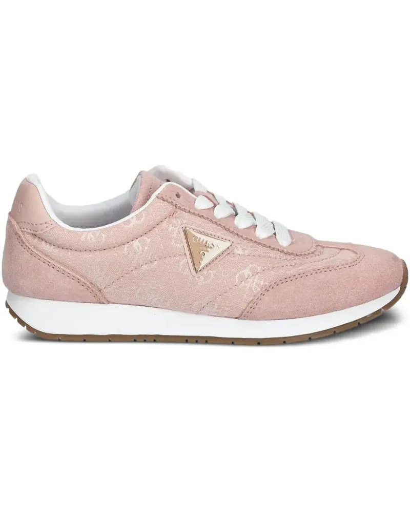 Guess Wildleder-Sneakers mit Logo-Verzierung - Rosa Rosa
