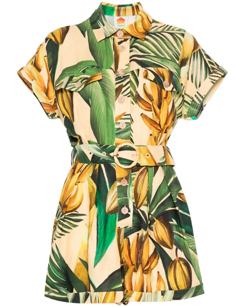 FARM Rio Bananart Playsuit - Gelb Gelb