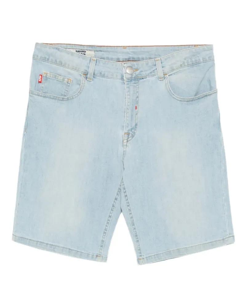 Manuel Ritz Jeans-Shorts im Five-Pocket-Design - Blau Blau