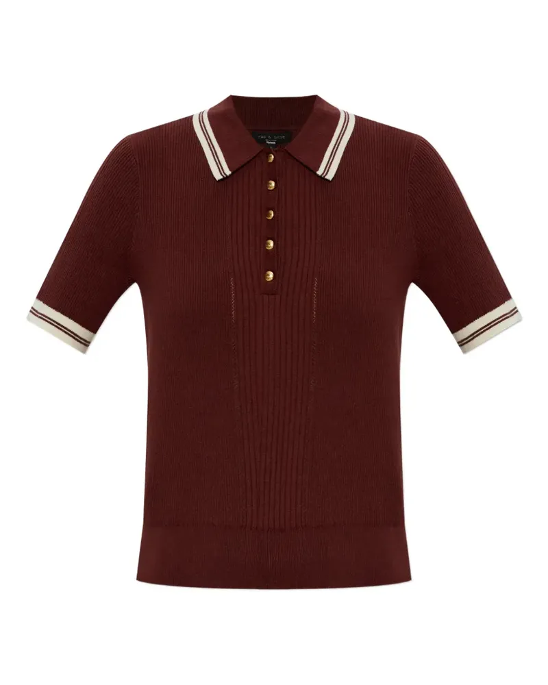 Rag & Bone Laurie polo shirt - Rot Rot