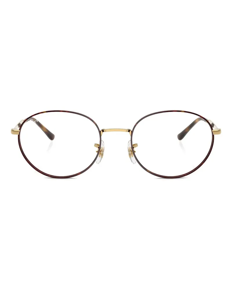 Ray Ban RB6558 Brille mit rundem Gestell - Braun Braun
