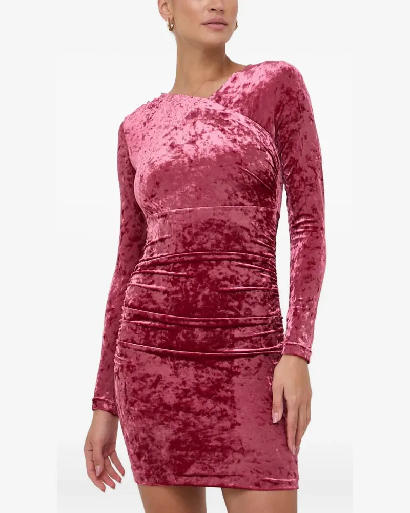 Guess crushed long-sleeve dress - Rot Rot