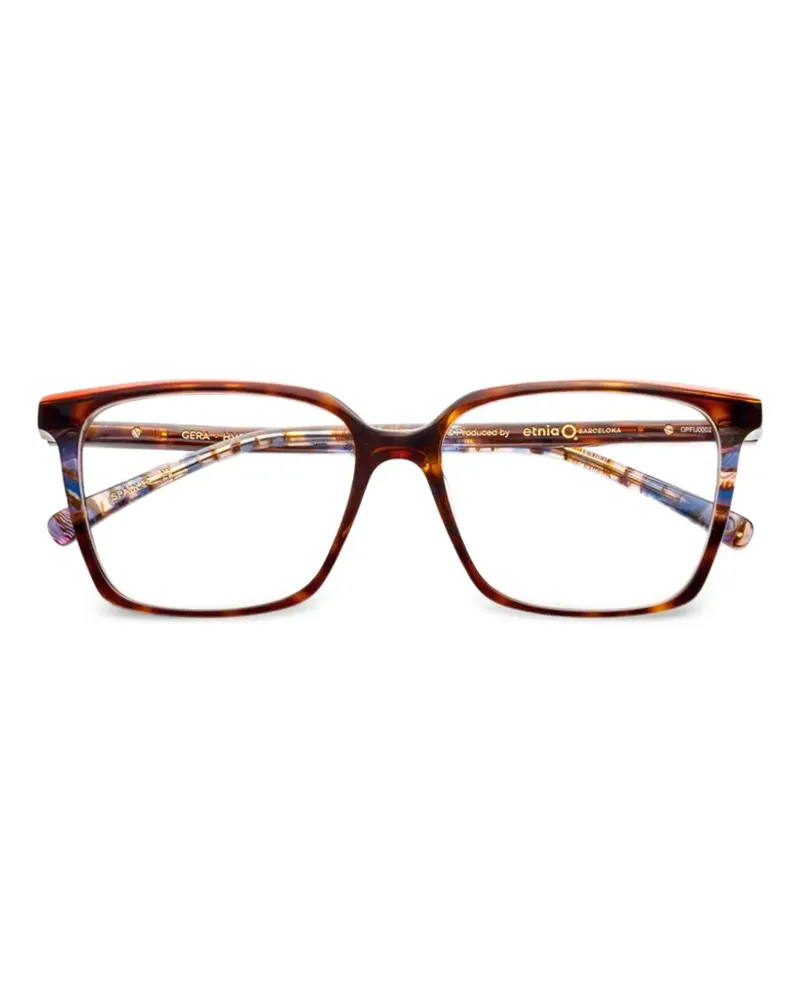 Etnia Barcelona Gera Brille mit eckigem Gestell - Braun Braun