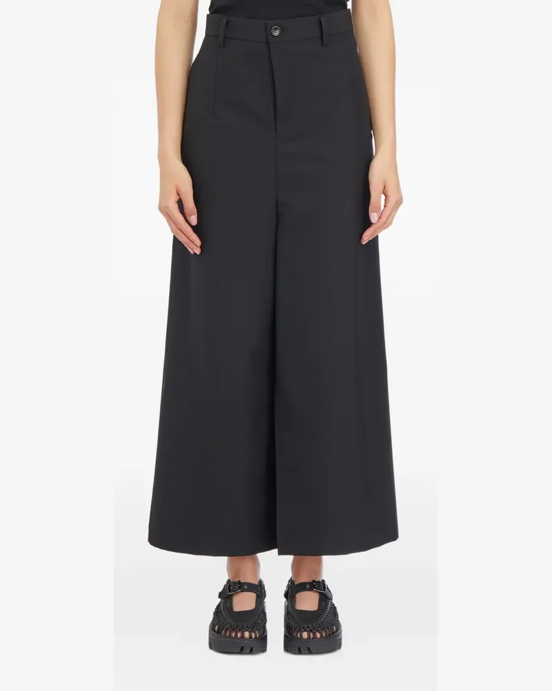 Junya Watanabe asymmetric trousers - Schwarz Schwarz