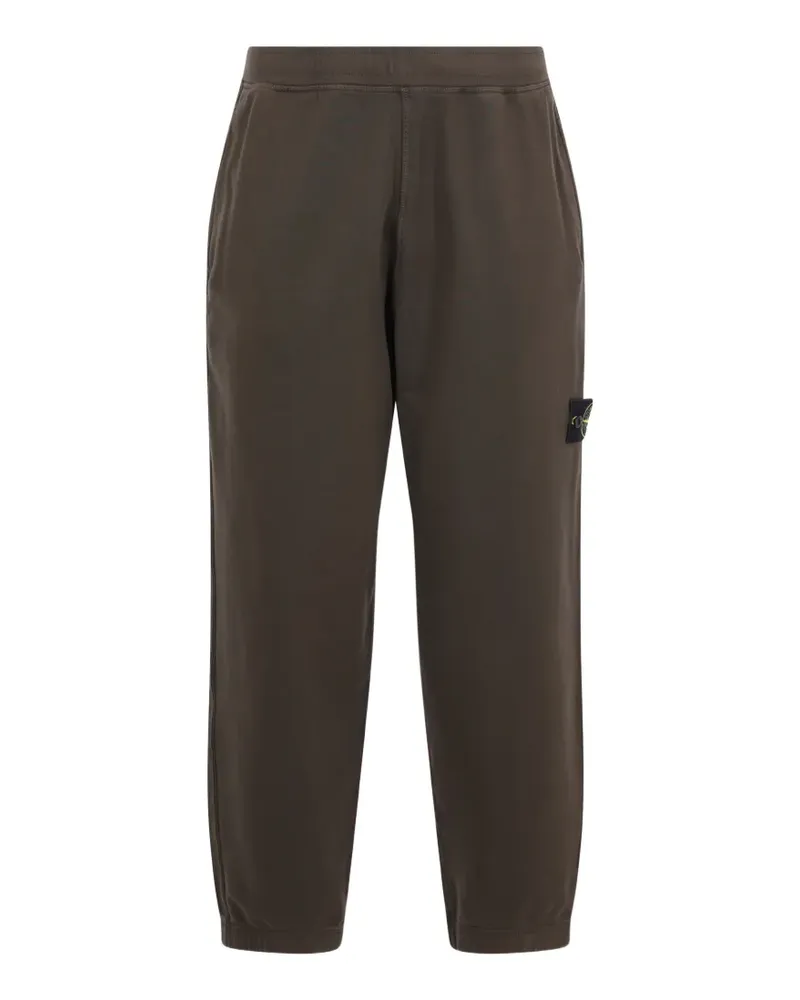 Stone Island Jogginghose mit Logo-Patch - Braun Braun