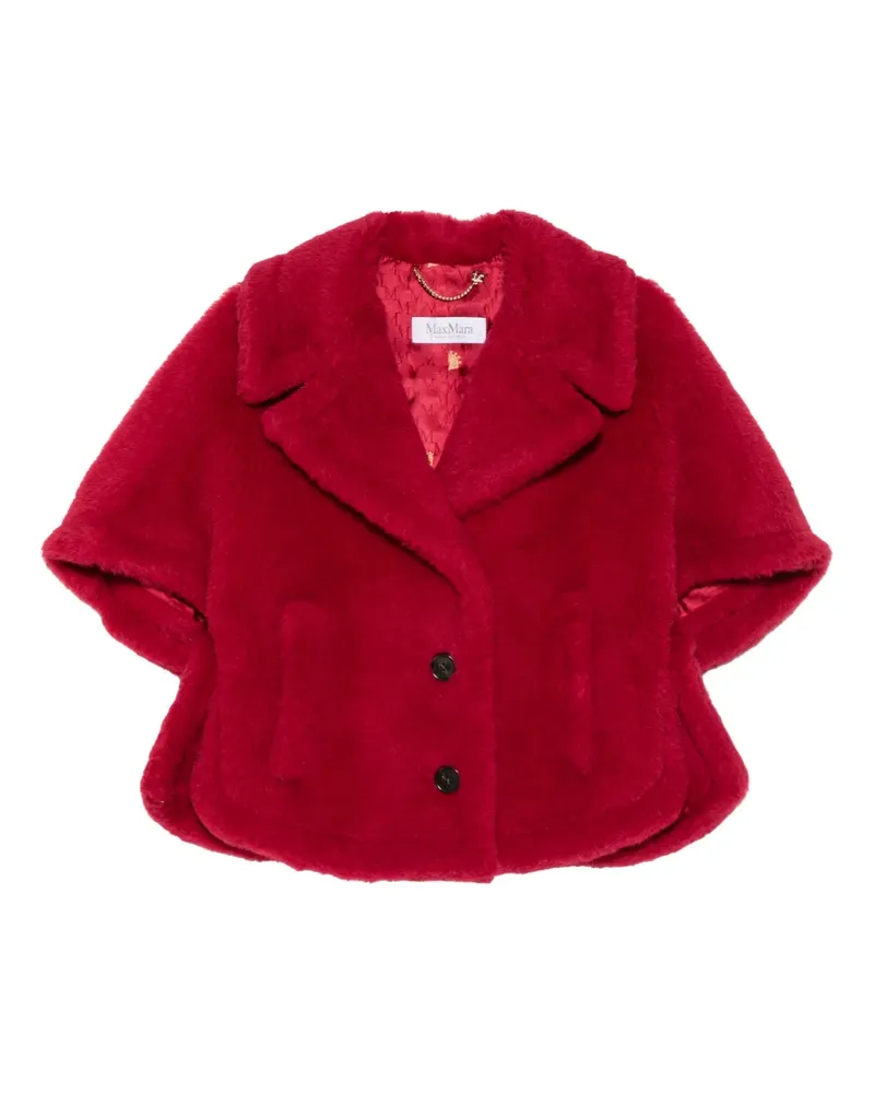 Max Mara buttoned cape - Rot Rot