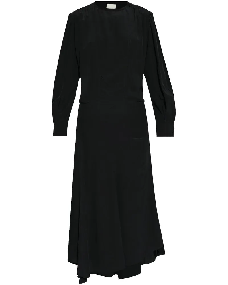 Isabel Marant Hanane Kleid - Schwarz Schwarz