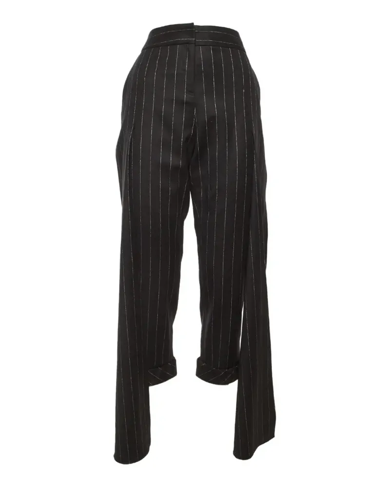 Hellessy pinstripe overlay-detail trousers - Schwarz Schwarz