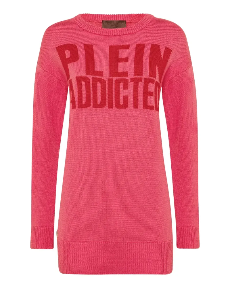 Philipp Plein lettering sweater - Rosa Rosa
