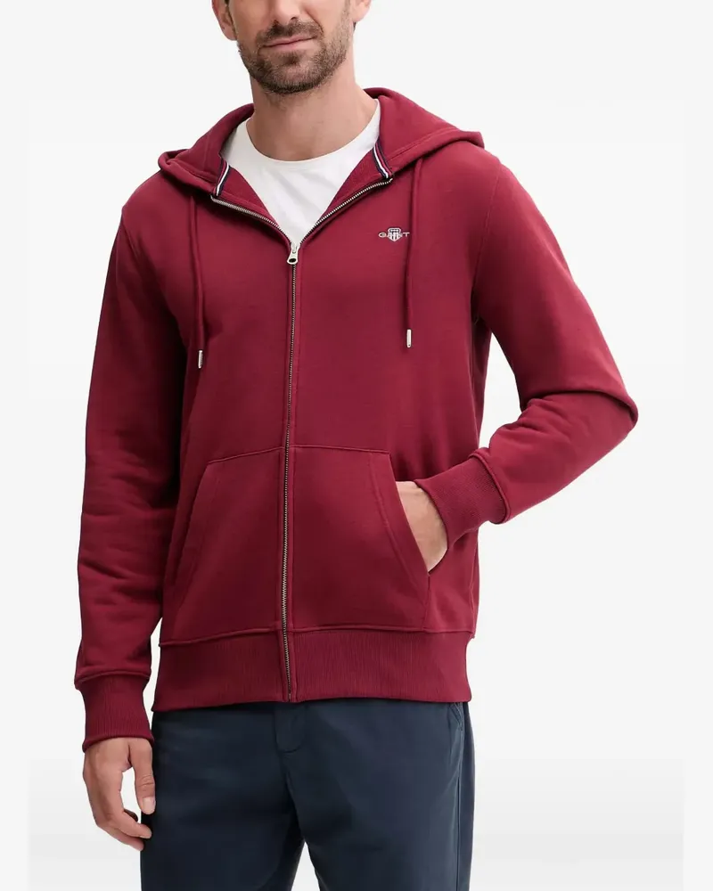 Gant zip hoodie - Rot Rot