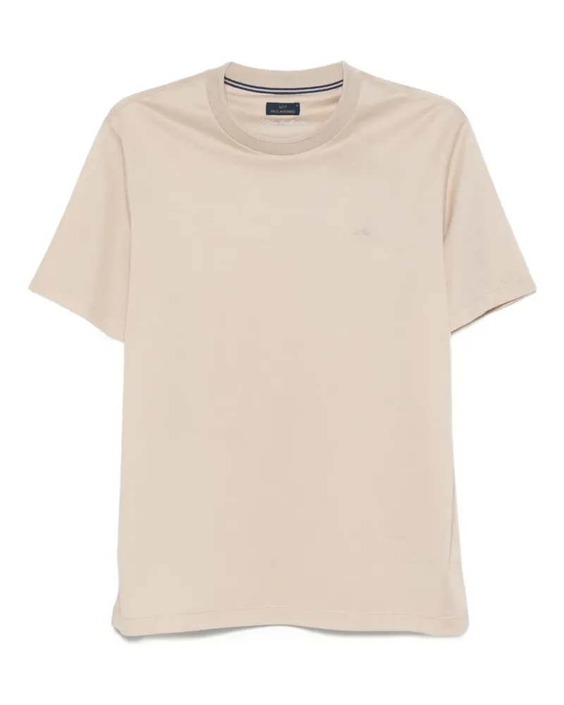 Paul & Shark T-Shirt mit Rundhalsausschnitt - Nude Nude