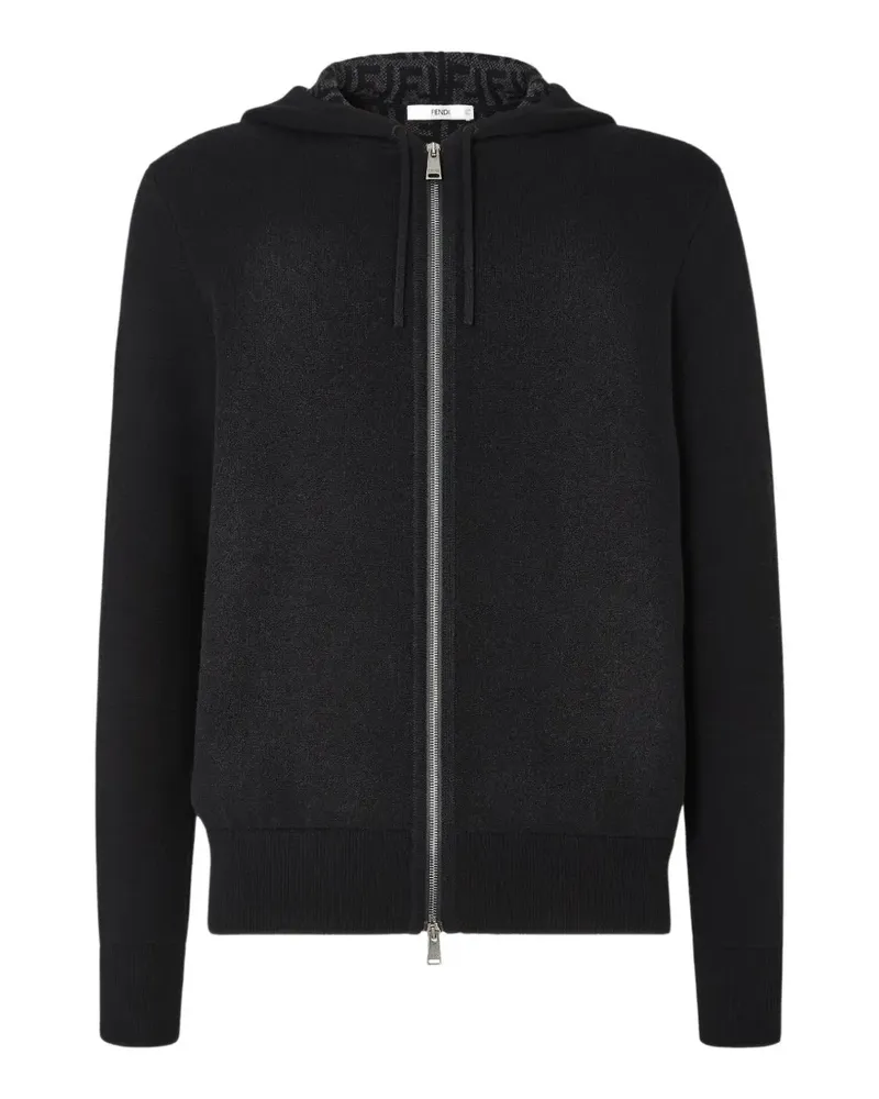 Fendi Hoodie aus Kaschmir - Schwarz Schwarz