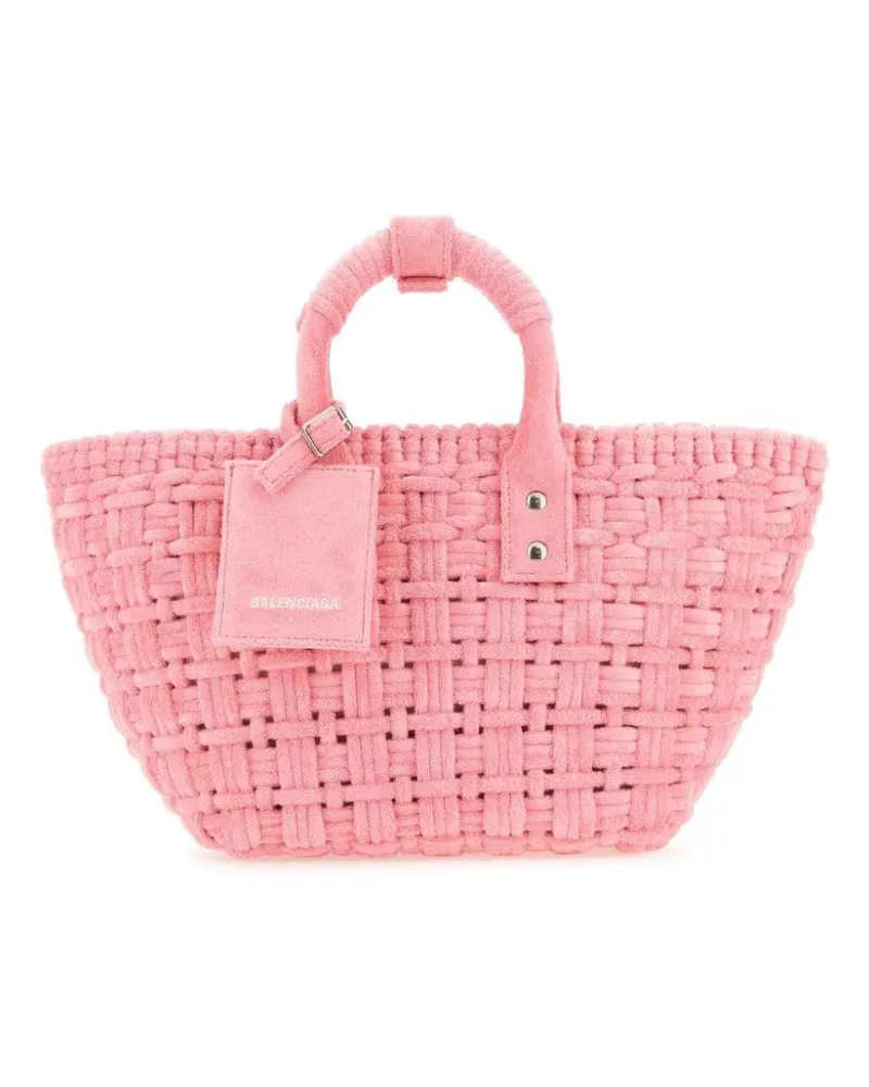 Balenciaga XS Bistro Basket Handtasche - Rosa Rosa