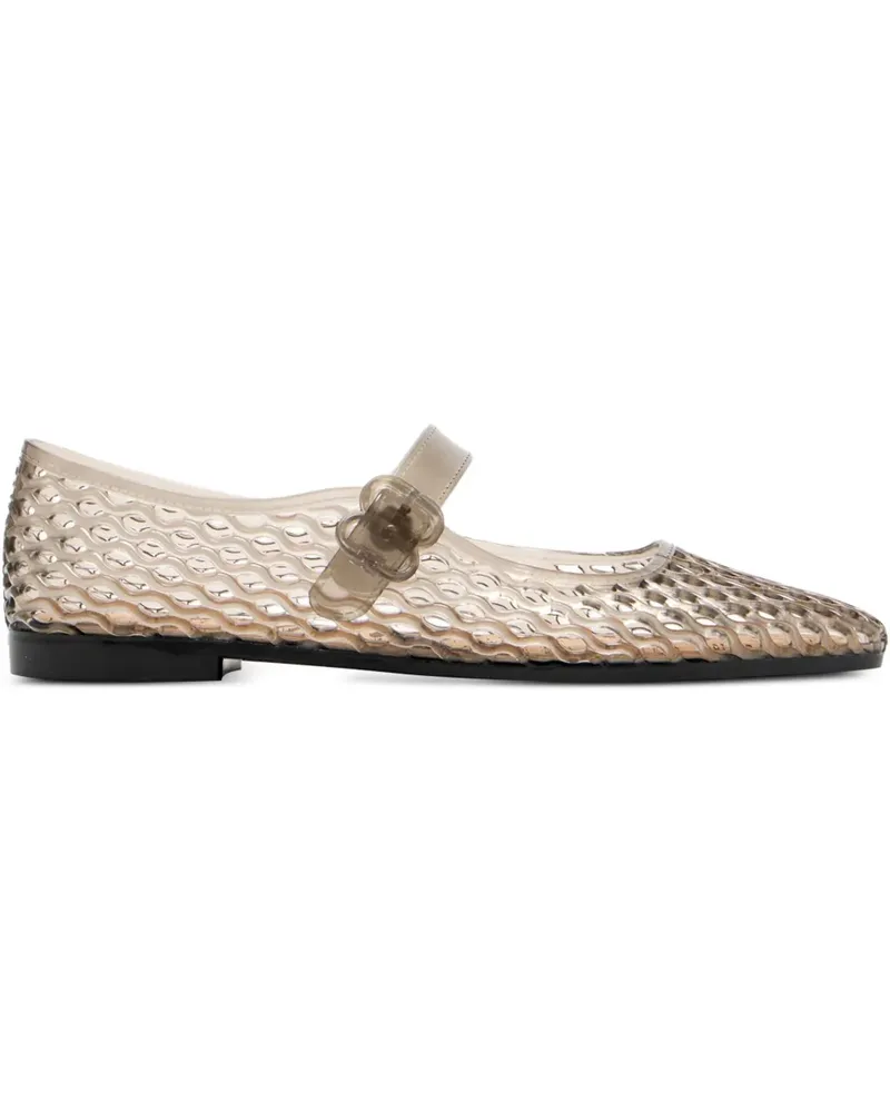 Sam Edelman Michaela Jelly Mary Janes mit Netzmuster - Schwarz Schwarz