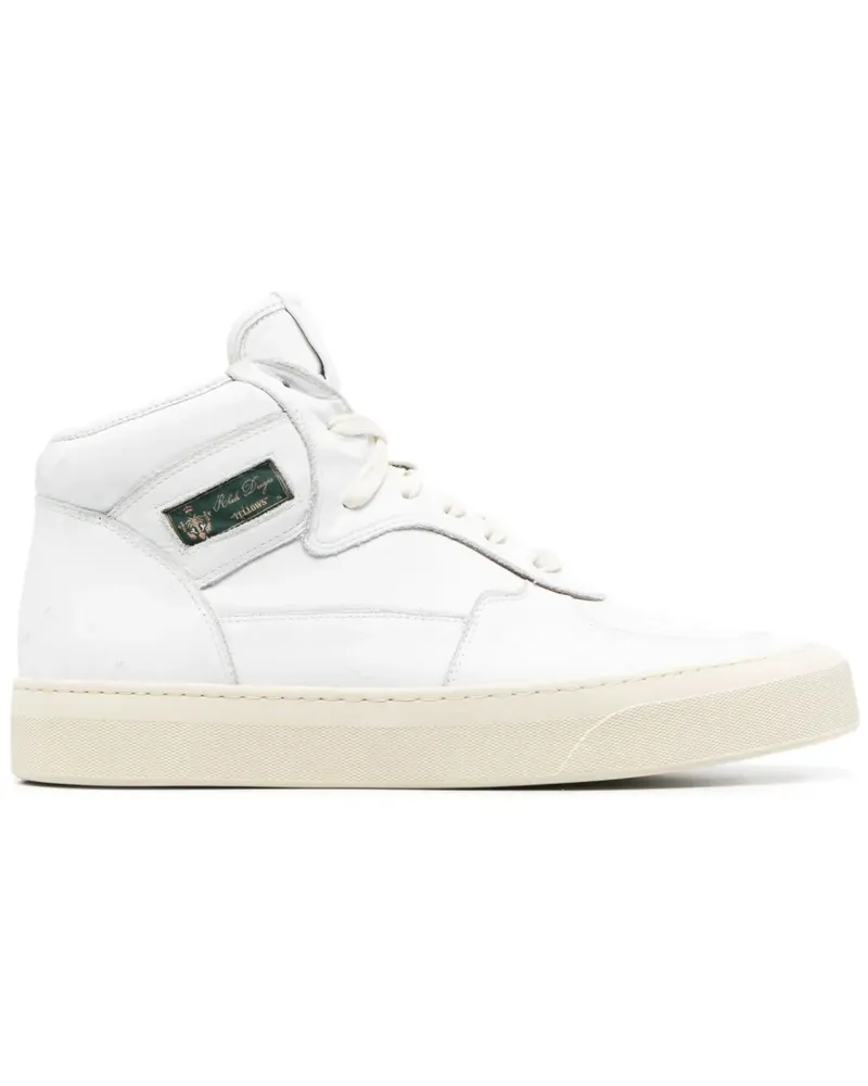 RHUDE Cabriolets High-Top-Sneakers - Weiß Weiß