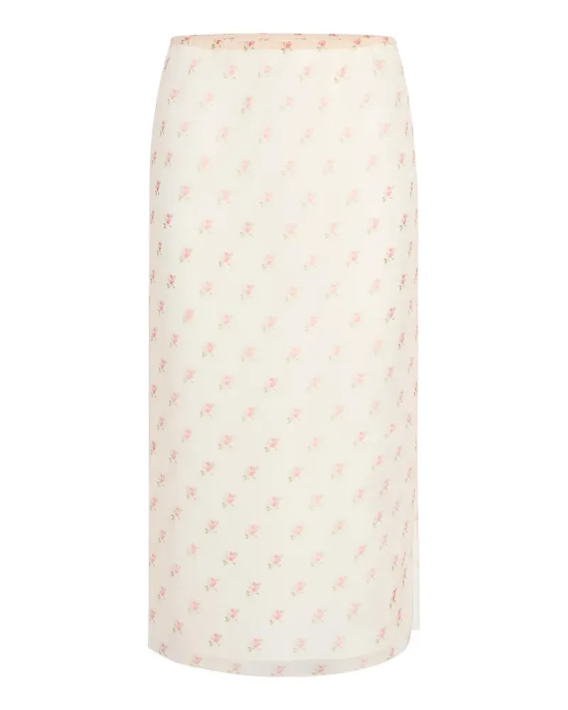 KHAITE Rock aus Seide - Rosa Rosa