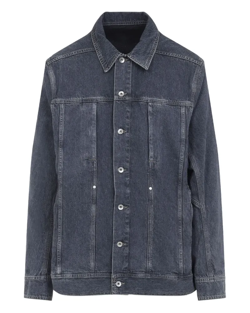 DRKSHDW by Rick Owens Jeansjacke mit Knopfverschluss - Grau Grau
