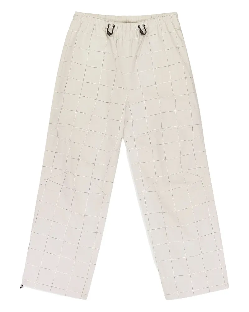Aimé Leon Dore Hose mit Windowpane-Muster - Nude Nude