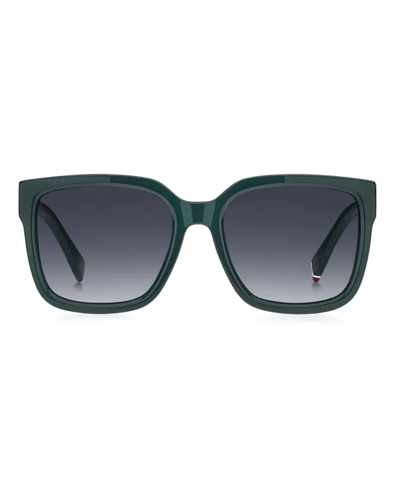 Tommy Hilfiger Sonnenbrille mit eckigem Gestell - Grün Grün