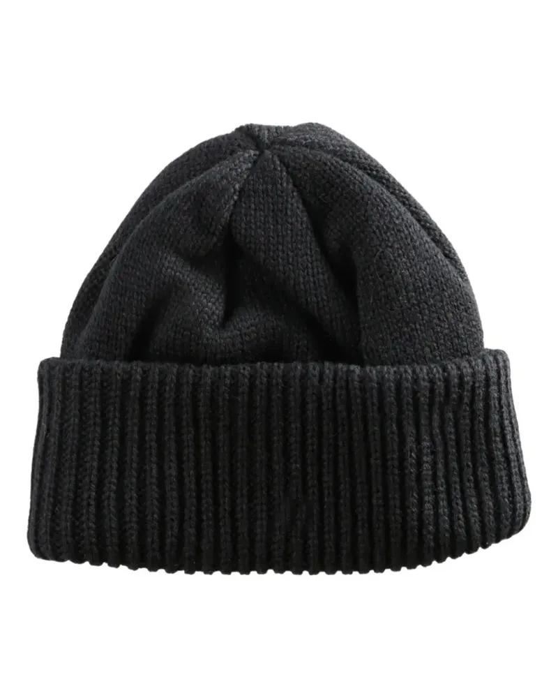 nanamica Beanie aus Wollgemisch - Schwarz Schwarz