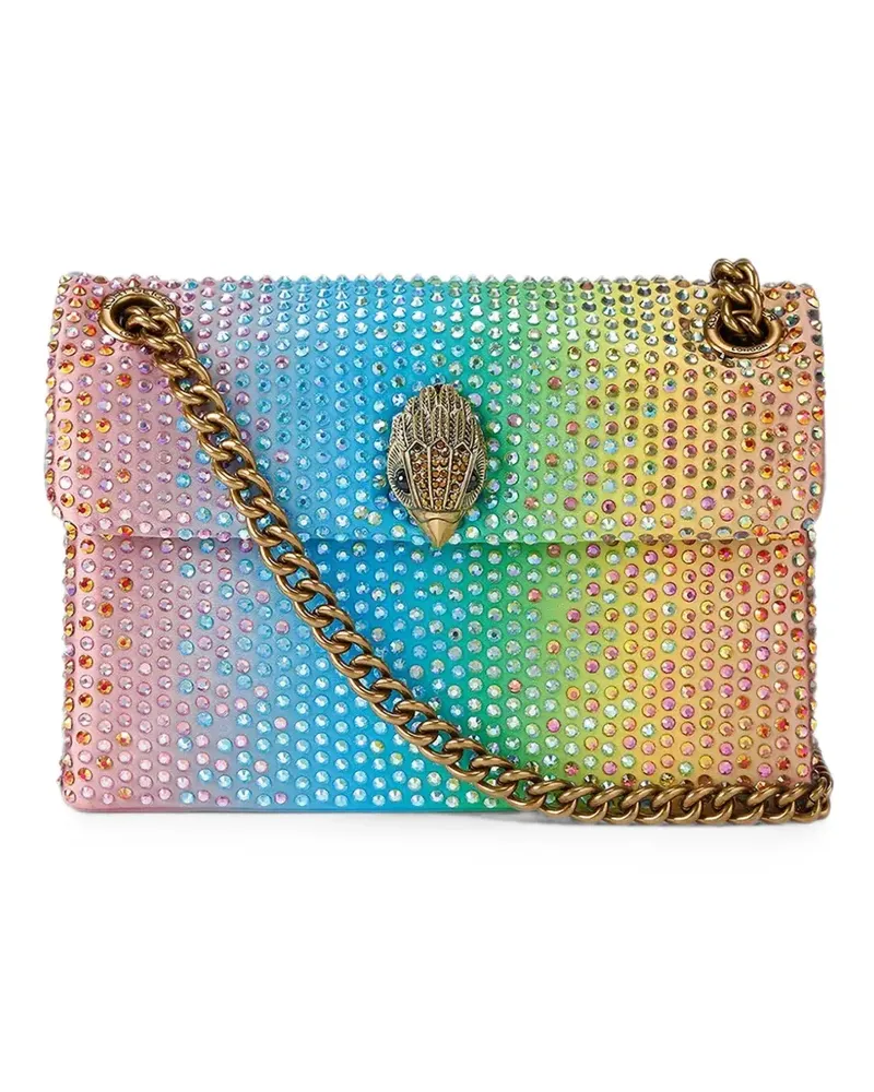 Kurt Geiger Eagle Head crystal-embellished cross body bag - Blau Blau
