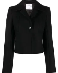 Courrèges Einreihiger Blazer Schwarz