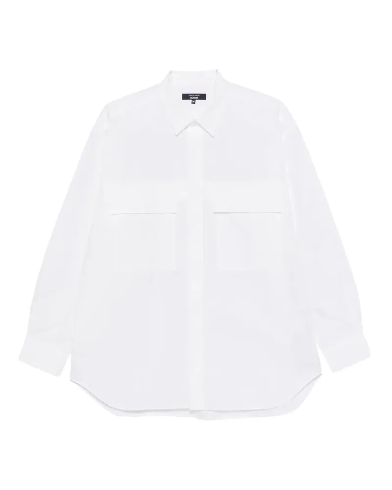 Comme des Garçons chest-pocket long-sleeve shirt - Weiß Weiß