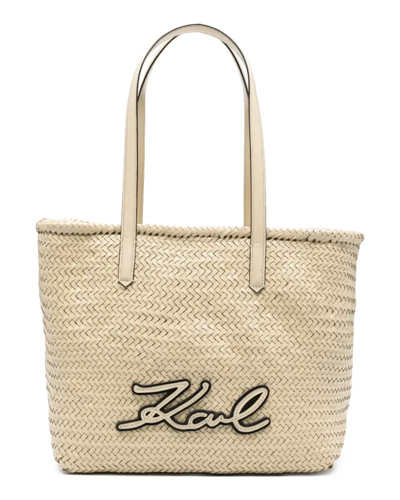 Karl Lagerfeld top-handles tote bag - Nude Nude