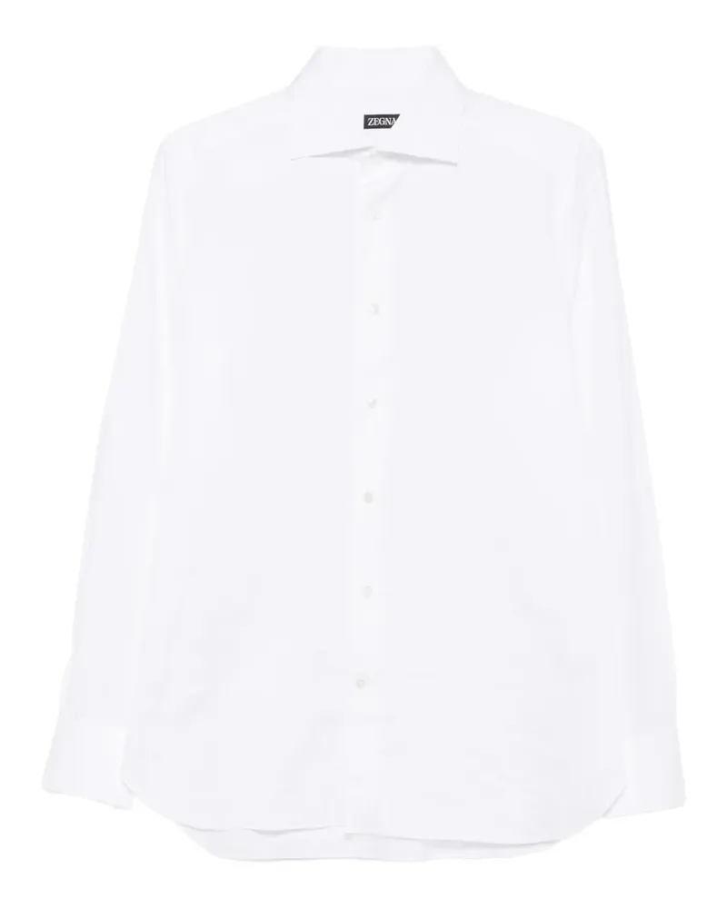 Ermenegildo Zegna Hemd mit Eton-Kragen - Weiß Weiß