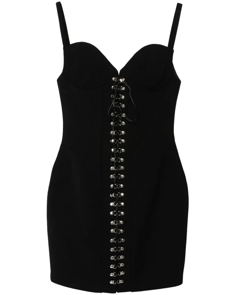 The New Arrivals Ilkyaz Ozel Lya in Chez Castel Minikleid - Schwarz Schwarz