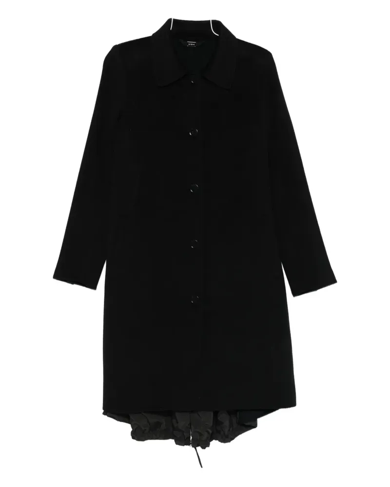 HIGH single-breasted coat - Schwarz Schwarz